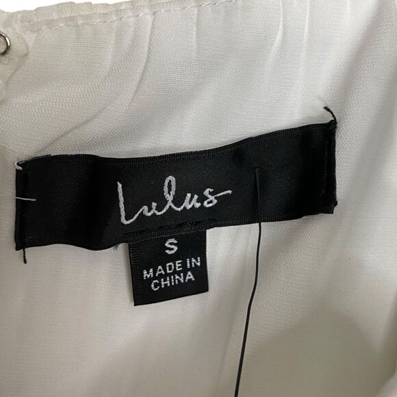 Lulus Cascading Crush Midi Dress Womens S Tiered Pleated Bustier Cocktail NWT - Picture 3 of 8